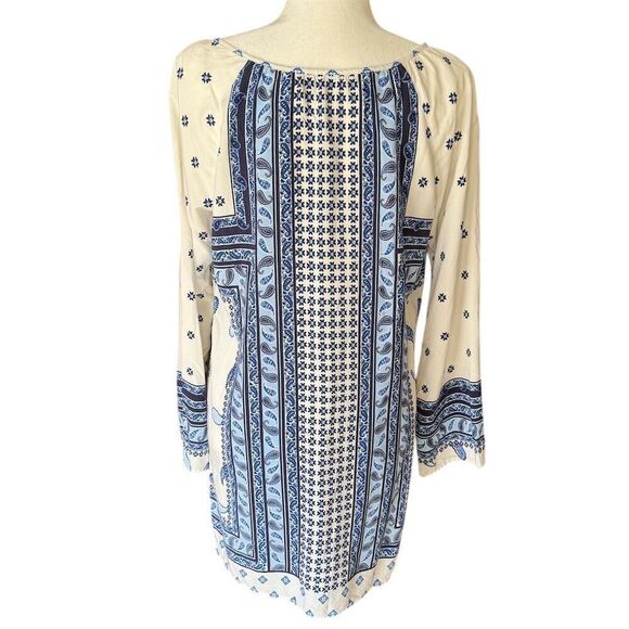 Tommy Bahama Blue Paisley Swimsuit Coverup Tunic Size Small - Picture 7 of 10